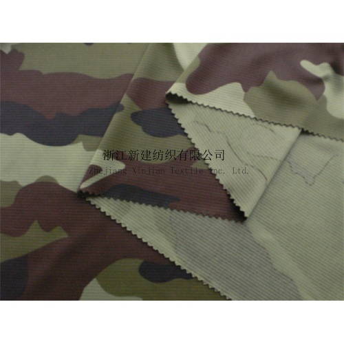 Polyester Strick Camouflage Stoff für T-Shirt