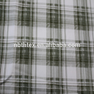 Cotton Yarn Dyed Check Fabric Twill