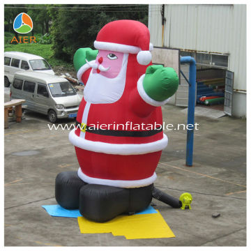 5mH Hot Igiant inflatable santa/Inflatable Christmas/high air santa claus