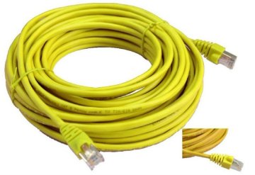 High Speed Gold Plating Twisted Pair Cat5e Flat Cable Patch Lead