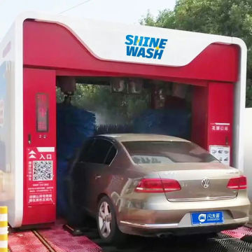 Machine de lavage de voiture de portique avec 5 pinceaux