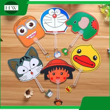 Promotional advertising gift custom plastic portable PP hand fan