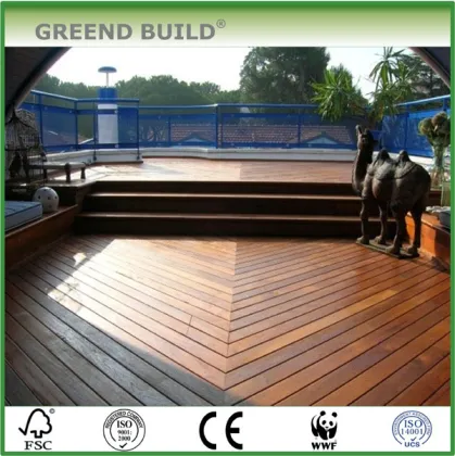 Solid Wood Garden Teak timber decking
