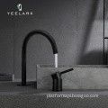 OEM/ODM Single Handle Matt Black SUS 304 Bathroom Faucet - 2 Holes Basin Wall Mounted