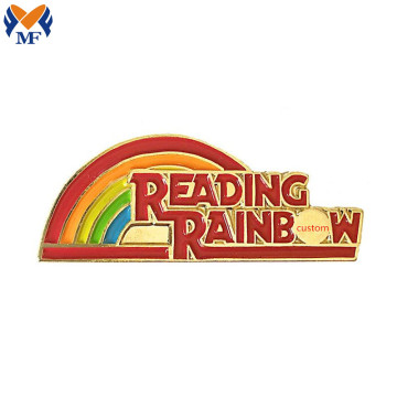 Metal Craft Customized Rainbow Soft Enamel Hat Pin