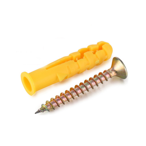 Good Quality Plastic Clothes Yellow Good Quality Plastic expansion screw Factory
