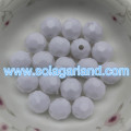 4/6/8/10 MM acrylique facettes rondelle poney perles Bubblegum lâche grosses perles breloques