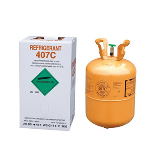 HFC R407c Refrigerant with 99.8% Purity