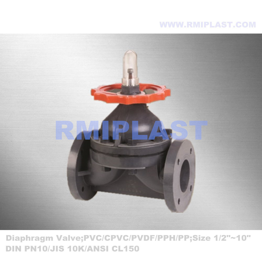 UPVC Diaphragm Valve JIS 10K