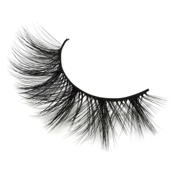 AliLeader Private Label 3D Fluffy Eyelash Reusable Thick Long Curl False Lashes Faux Mink Fur False Eyelashes