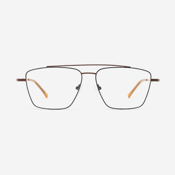 Classic Square Metal Women's Optical Frames