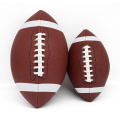 leren American Football bal logo maat 9