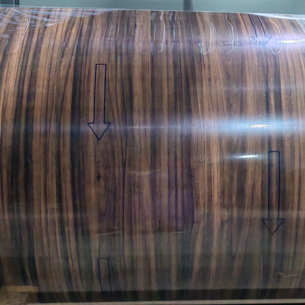 Prepainted Galvanized Steel with PVDF Wood grain