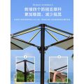 Outdoor double headed solarRoman umbrella