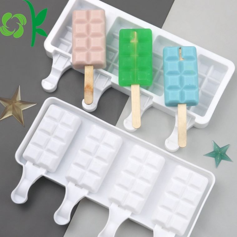 4 Cavity Silicone Ice Cream Mold