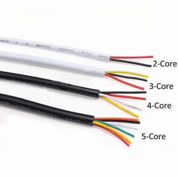 UL2464 Power Cord Soft Cable - 20/22/24/26AWG, 2-6 Cores