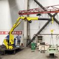 OUCO custom 0.5T5M small crane folding telescopic boom boat crane with CCS certification