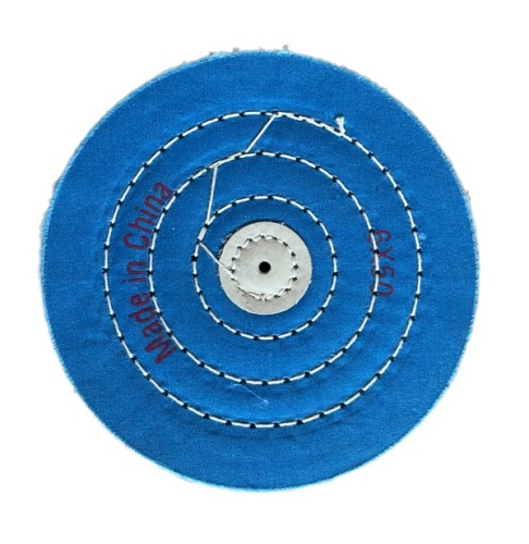 6 × 50 من عجلة تلميع القطن الأزرق