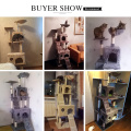 Domestic Delivery Big Cat Tree Tower Condo Furniture Scratch Post Cat Jumping Toy with Ladder for Kittens Pet House Play