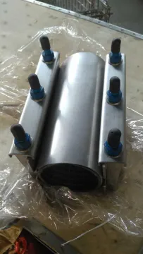 Stainless steel double band repair clam