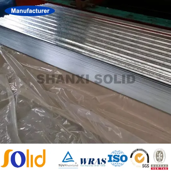 SGCC Sgch Prime Quality Galvanized Corrugated Steel Roofing Sheet