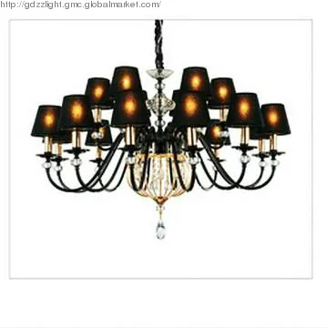 European restaurant chandelier in 2 layers