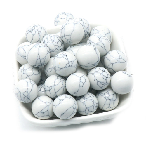 16MM Howlite Chakra Balls for Meditation Home Decoration