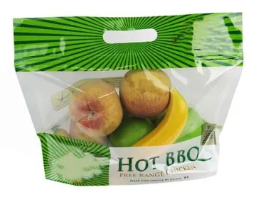 transparent fresh vegetable/fruit plastic packaging bag