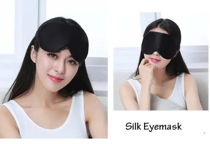 Custom Design Fashion Comfortable Beauty Feeling Silk Sleeping Mask Eyemask