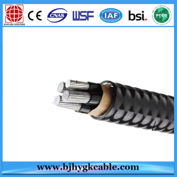 Cable aislado aéreo 0.6KV / 1KV para el sistema de DC / AC