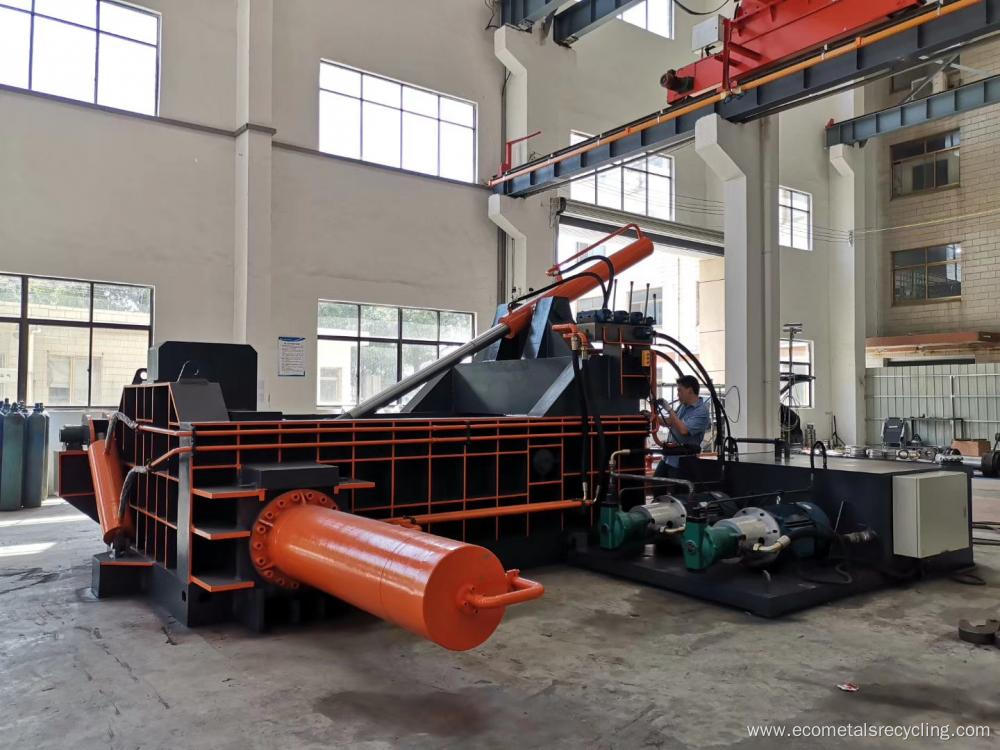 Scrap Metal Copper Aluminum Compressed Baling Machine