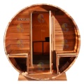 Tashqi bochkadagi sauna yog'ochlari sauna xonasi