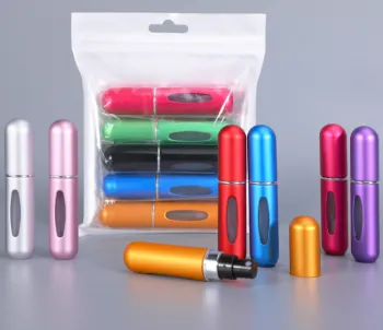 Wholesale Portable Mini Refillable Aluminum/Glass Bottles for Cosmetics and Perfumes