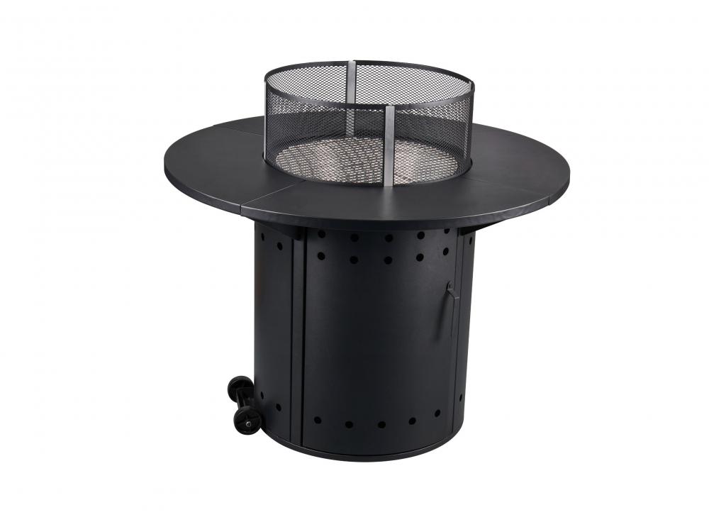 Ambient Hotel Heating Round Table Black