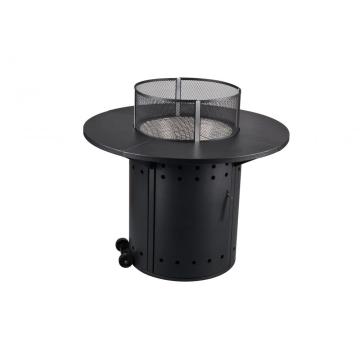 Fire Round Table Charcoal Heating