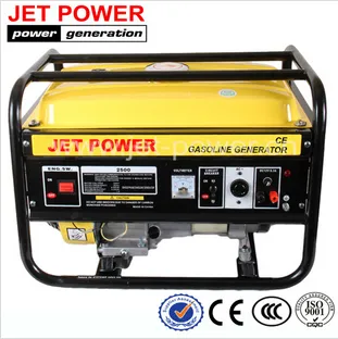 6.5hp gasoline generator set 2.5kw 2.5kva power gasoline generator