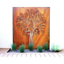 Laser Cut Decorative Metal Corten Steel Garden Screen