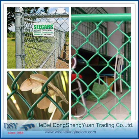 alibaba china diamond shape pvc coated chain link fence (direct factory)