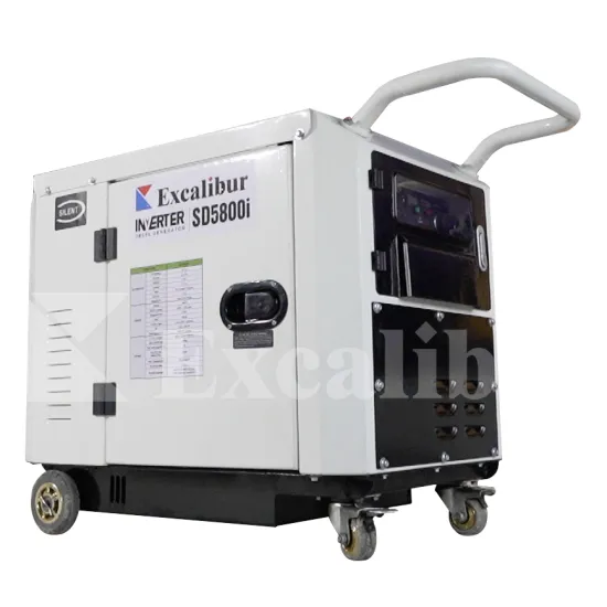 Factory Direct Sale: Excalibur Easy Move Small/Mini 5kW 6kVA Inverter Diesel Generator