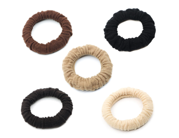 Soft and Elastic Polyester Hair Bands Without Tugging