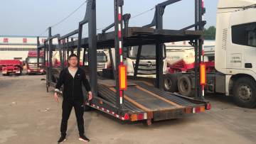 2axles Car Carrier Semi Trailer Vehicle Transport