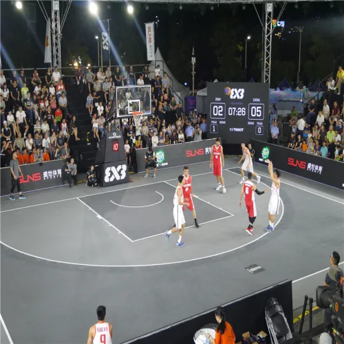 Pp Interlock Mobile Basketball Court Flooring High Quality Pp