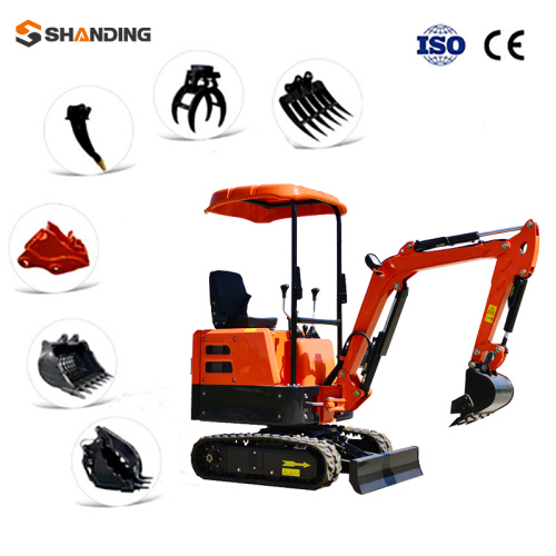 Hydraulic Digging Machine Mini Wheel Excavator