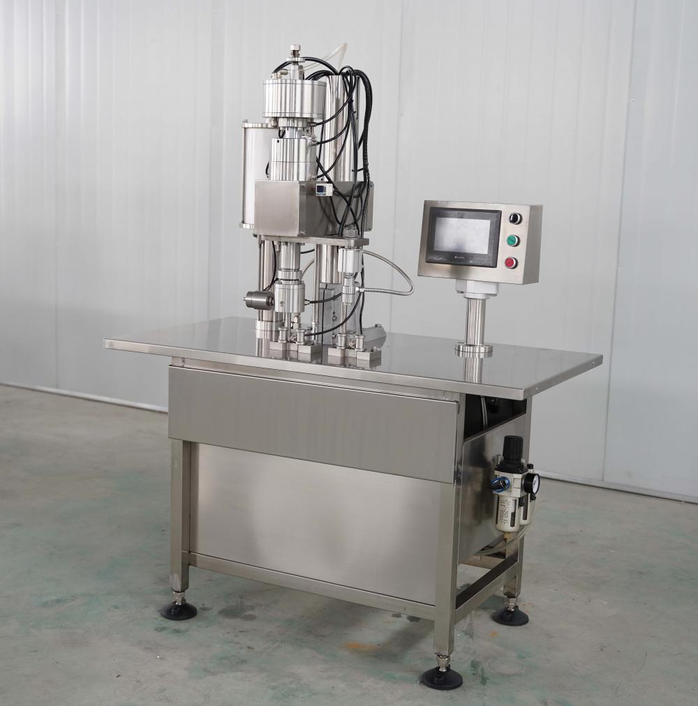 Stainless Steel Semi-automatic Aerosol Filling Machine for Sale