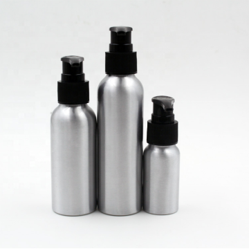 زجاجات مستحضرات التجميل مضخة الألومنيوم زجاجات السائل جوهر