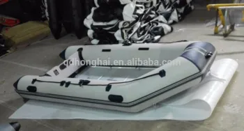 2.3m light grey inflatable fishing Aluminum floor boat with CE certification for water sport