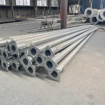 Customized Hot Dip Galvanized Steel Road Highway Lamp Post for Street Lights (15 meters)