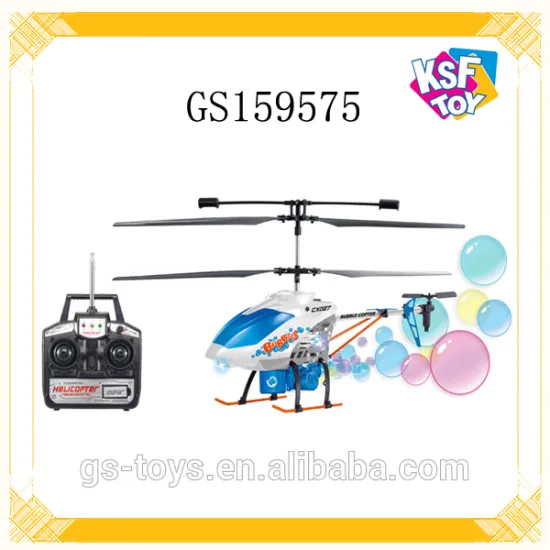 3 Channel Radion Control Helicopter Wireless Remote Control Helicopter With Gyro Bubble Making Function