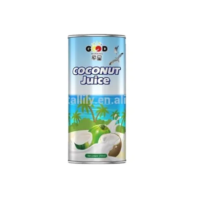 250ml canned coconut water drink coconut juice   factory price