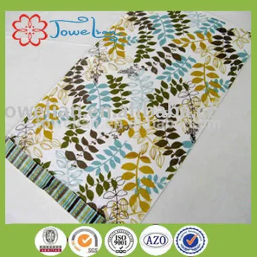 printed velvet tea towel